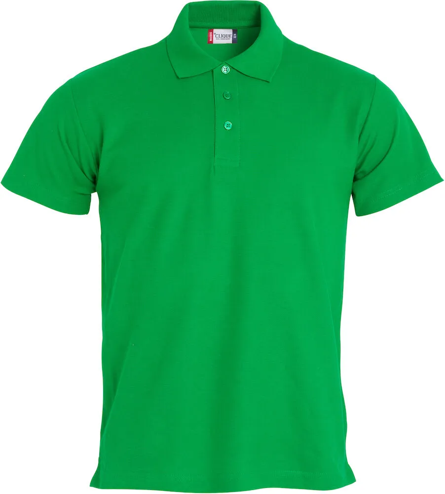 028230 Clique Mens Polo Shirt with Left Chest & Back Logo