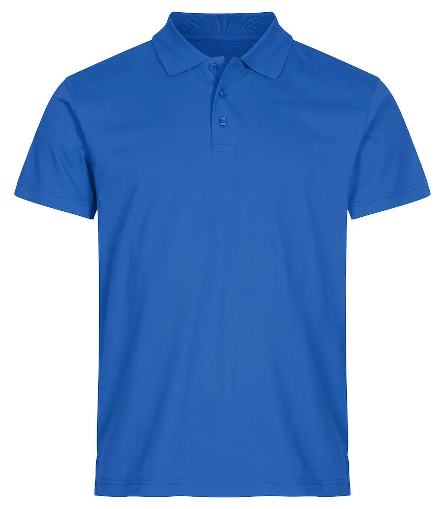 028230 Clique Mens Polo Shirt with Left Chest & Back Logo