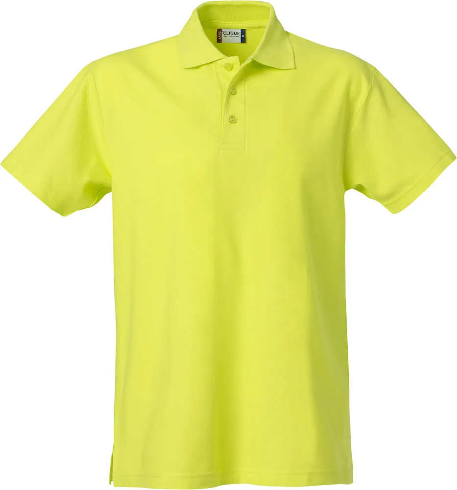 028230 Clique Mens Polo Shirt with Left Chest & Back Logo