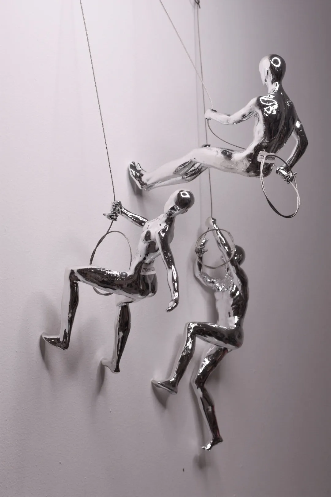 3pc Wall Climbers Accent Sculptures