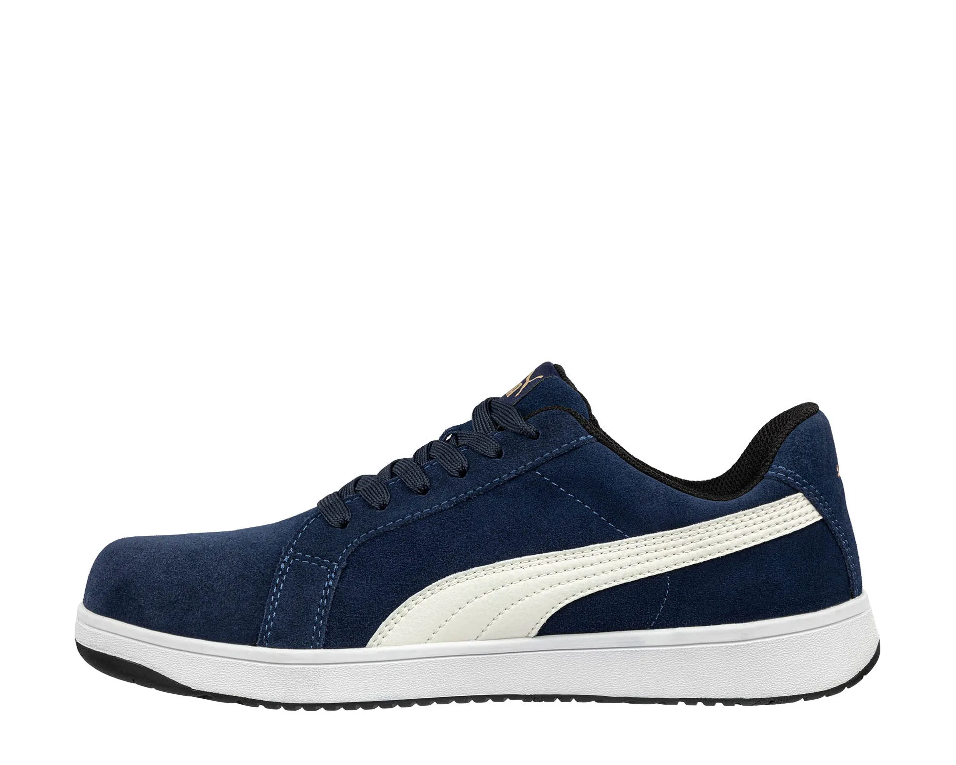 640025 ICONIC SUEDE NAVY LOW SAFETY SHOE