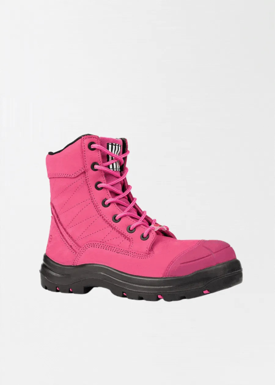 Achieves: womens safety work boots (zip)