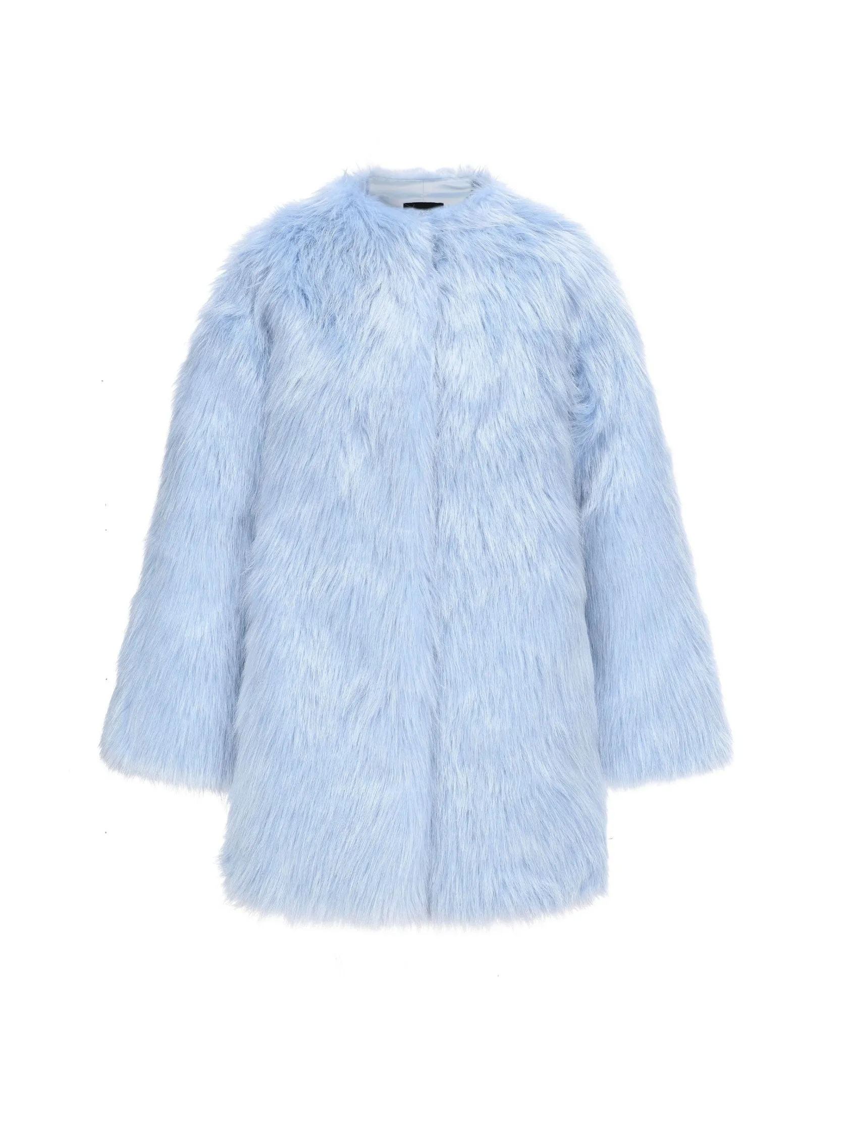 Adeline Fur Coat (Blue)