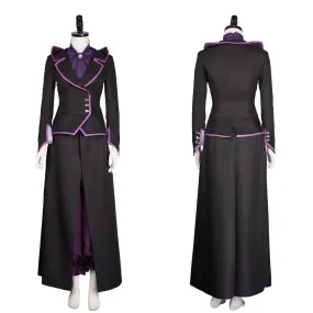 Agatha All Along Agatha Women Black Purple Witch Outfit Carnival Halloween Cosplay Costume