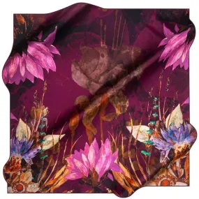 Aker Jenna Floral Silk Scarf No. 91