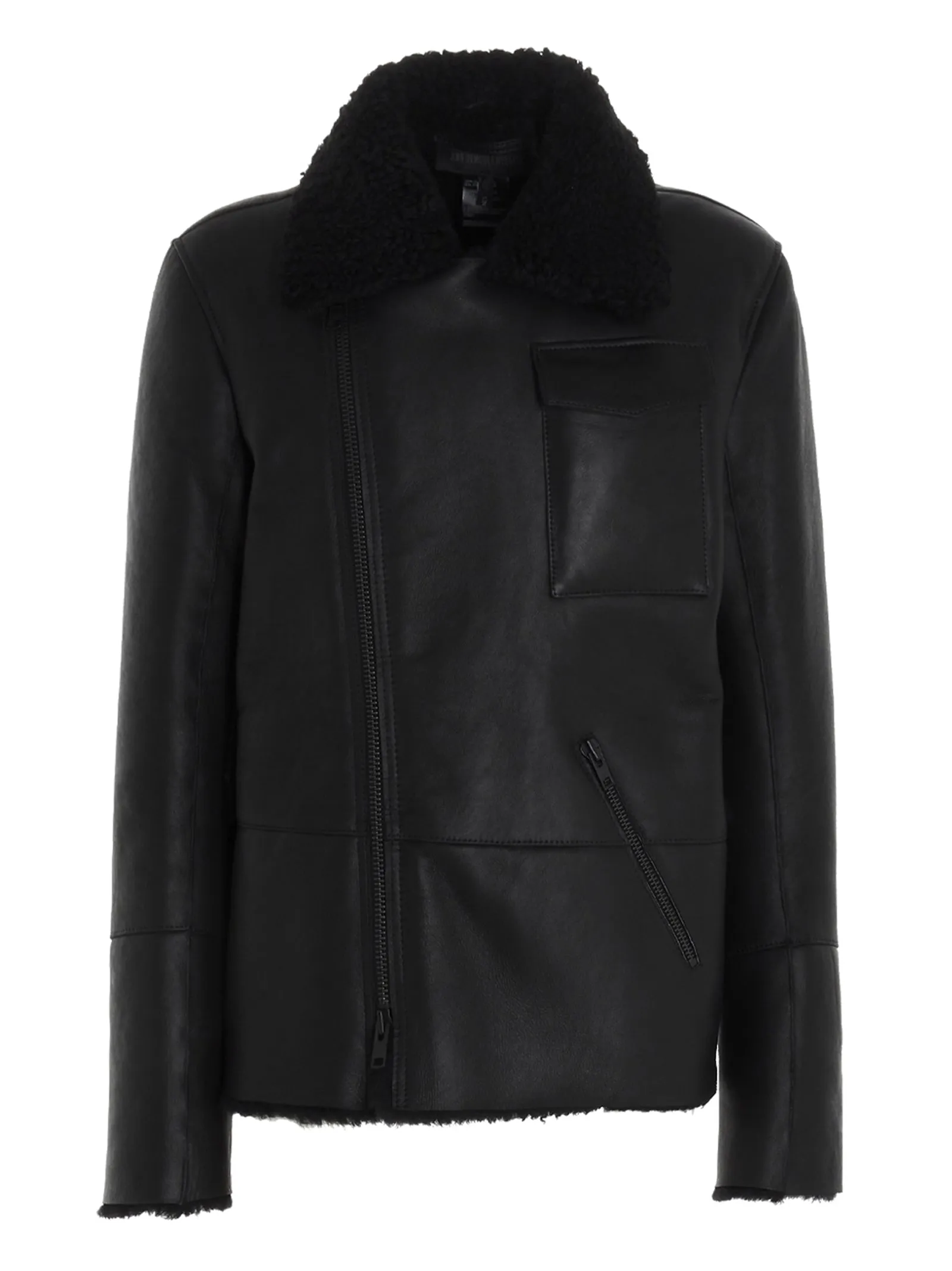 Ann Demeulemeester Shearling Leather Jacket