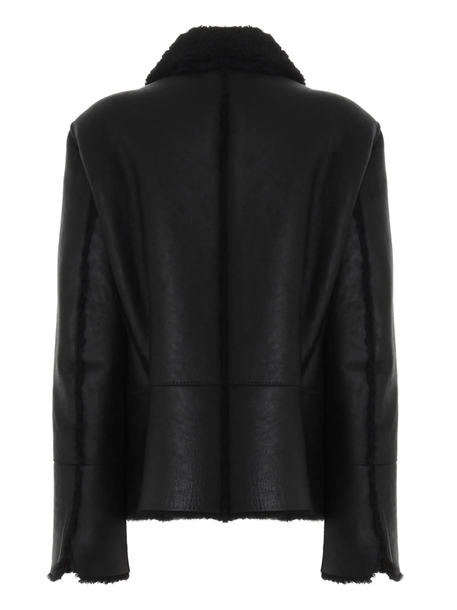 Ann Demeulemeester Shearling Leather Jacket