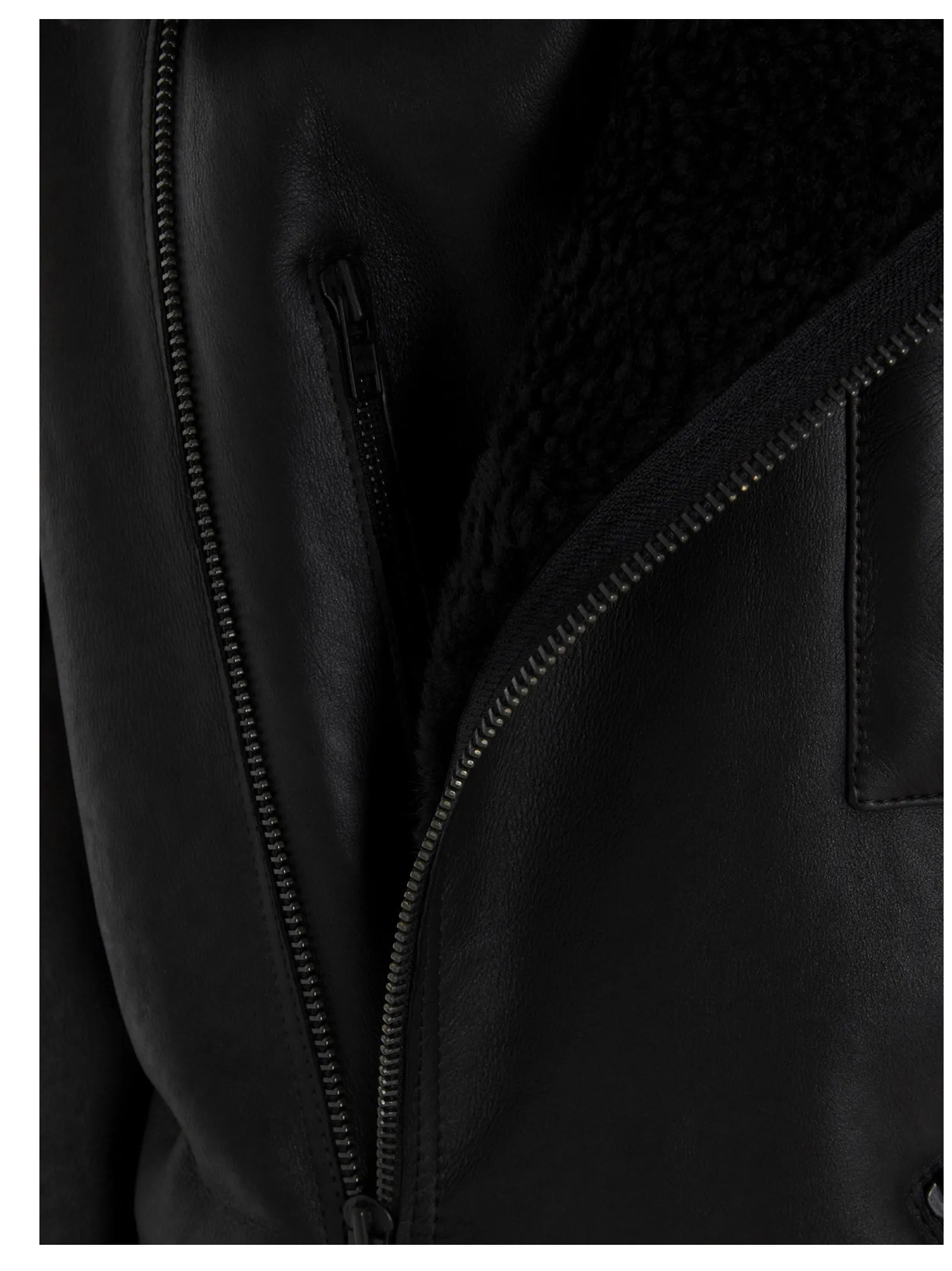 Ann Demeulemeester Shearling Leather Jacket