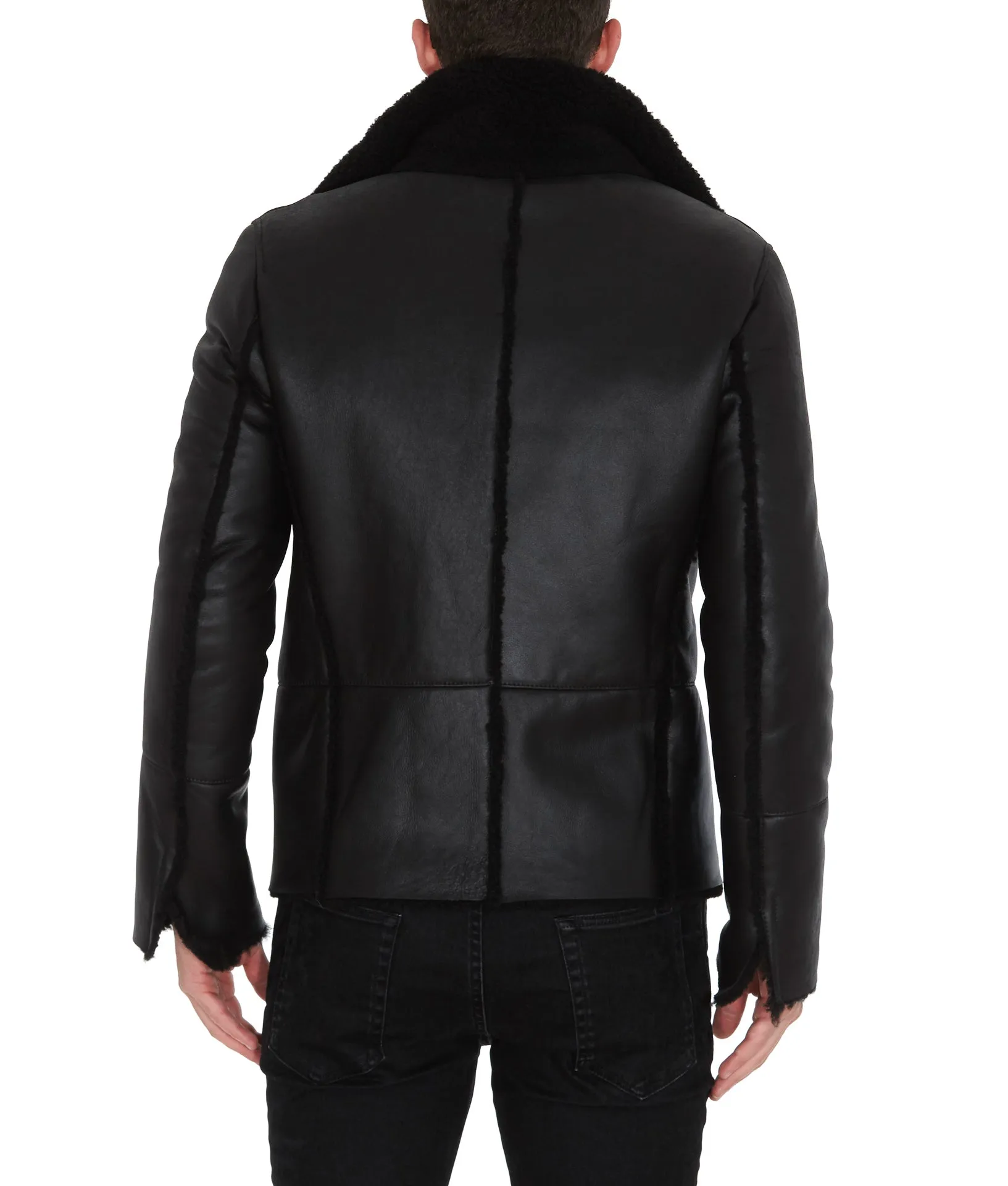 Ann Demeulemeester Shearling Leather Jacket