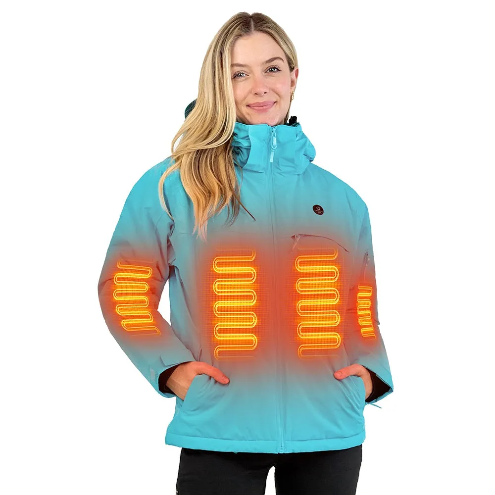 ANTARCTICA GEAR Heated Jacket, Ski Jacket Coat For Women Winter Coat