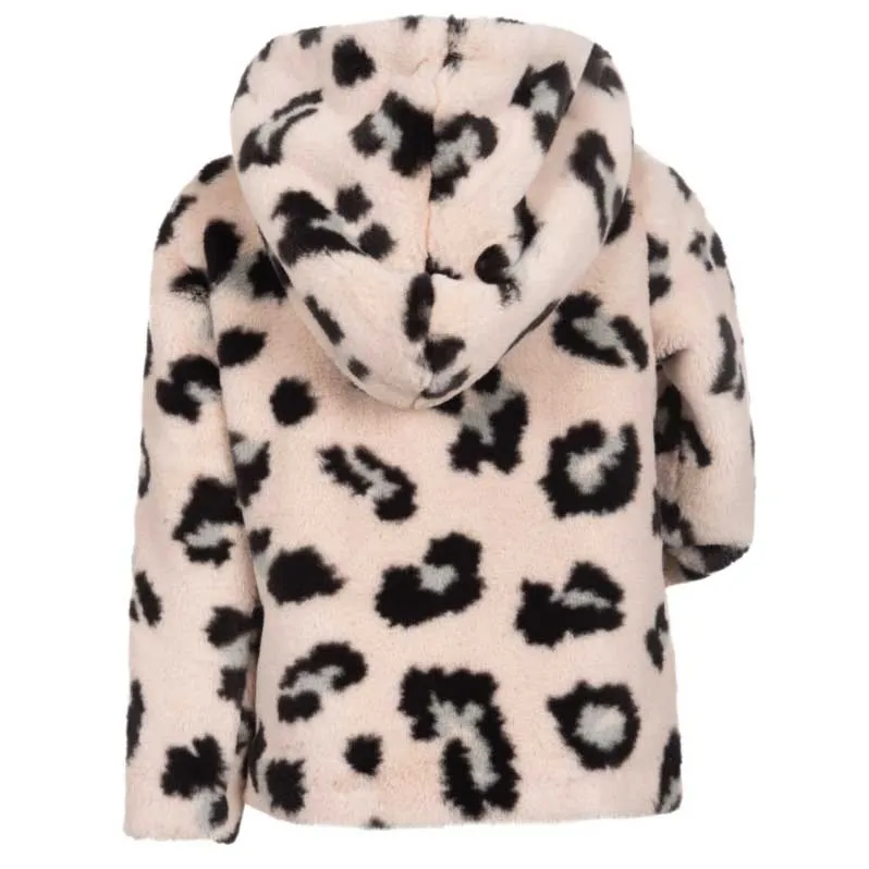 Appaman Animal Print Faux Fur Girls Coat