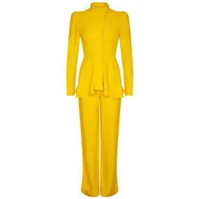 ARCHIVE - Ossie Clark For Radley 1970s Trouser Set In Canary Yellow