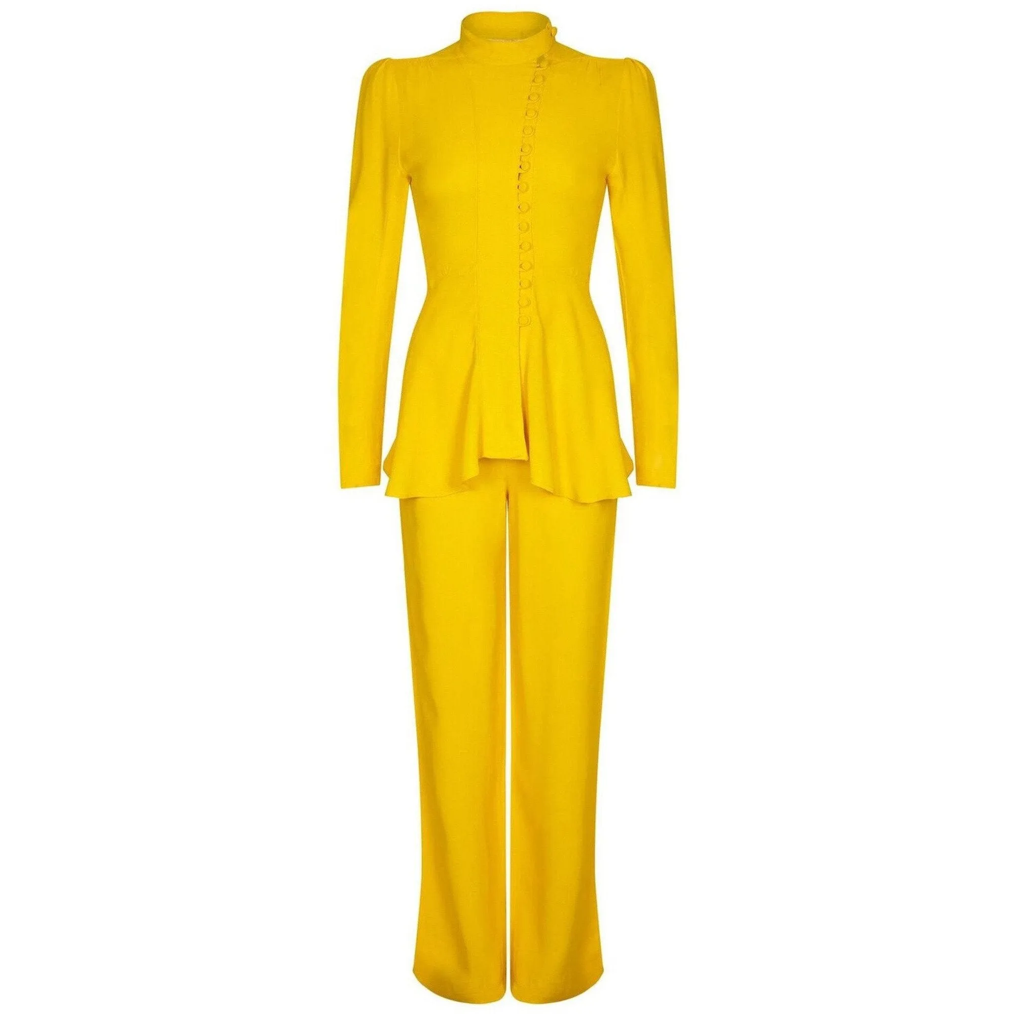 ARCHIVE - Ossie Clark For Radley 1970s Trouser Set In Canary Yellow