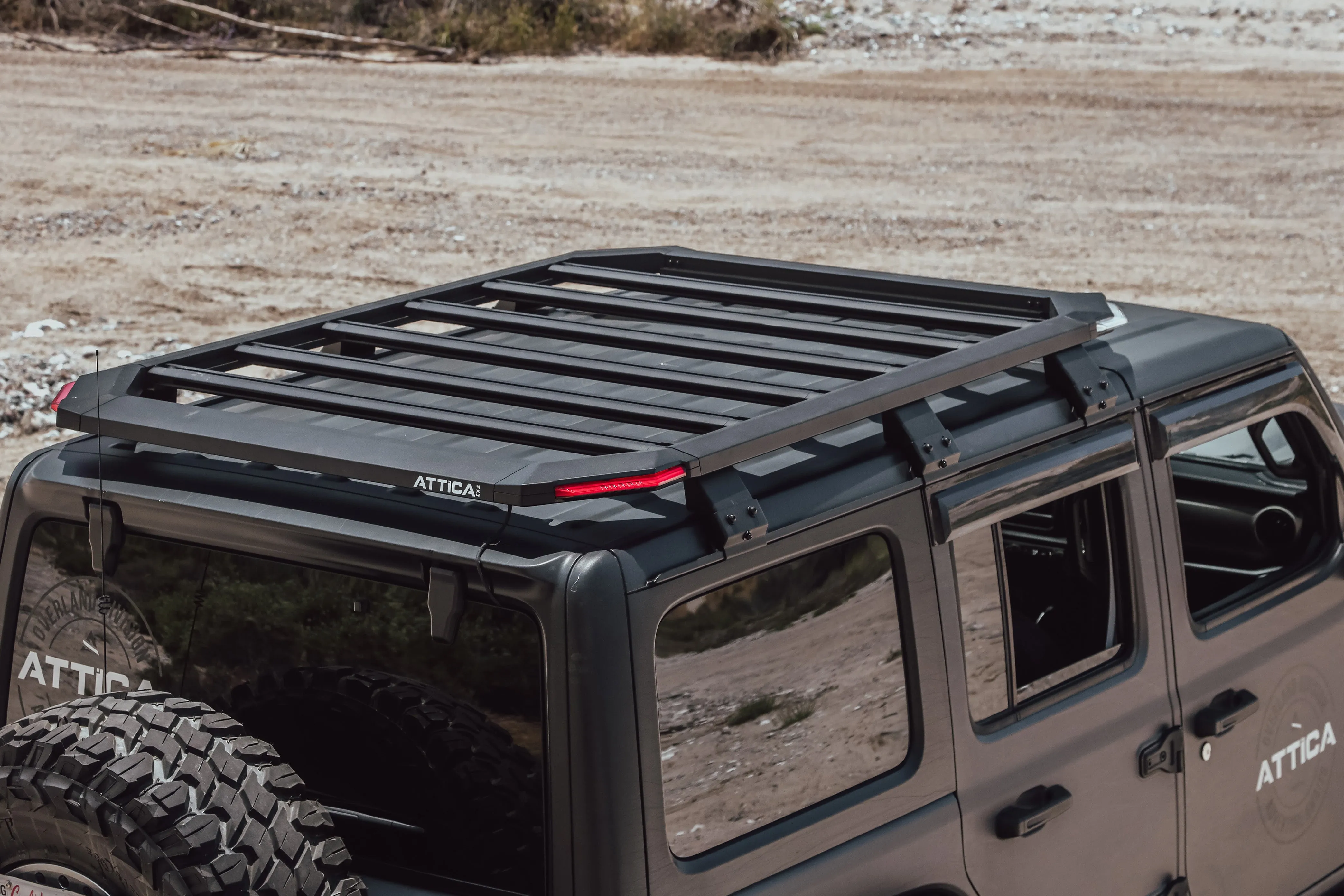 Attica 4x4 2018-2023 Jeep Wrangler JL Frontier Series Roof Rack