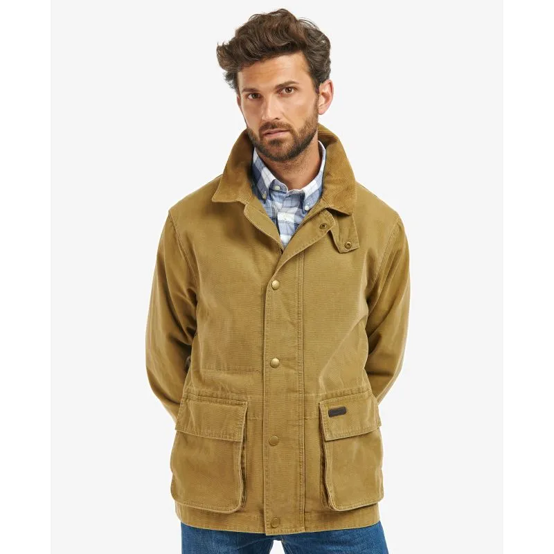 Barbour Aydon Casual Mens Jacket - Khaki/Classic Tartan