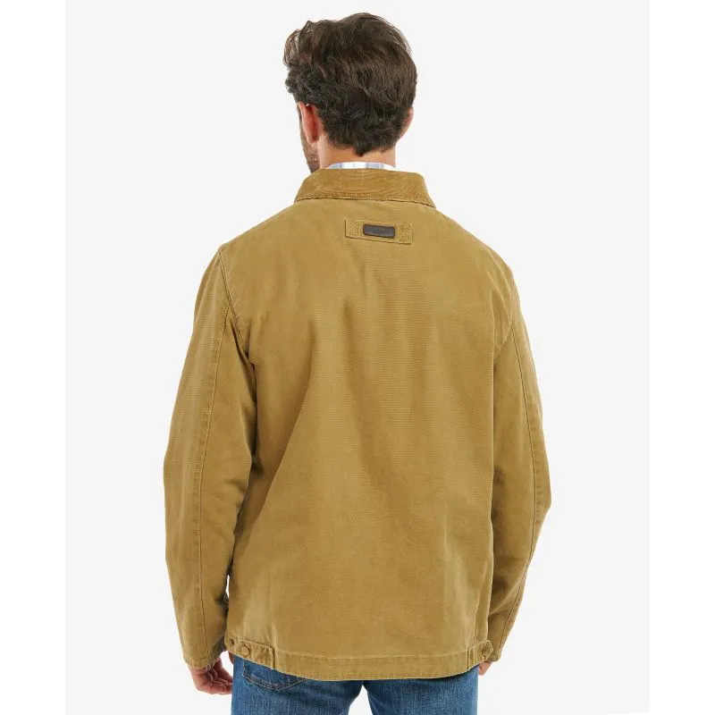 Barbour Aydon Casual Mens Jacket - Khaki/Classic Tartan