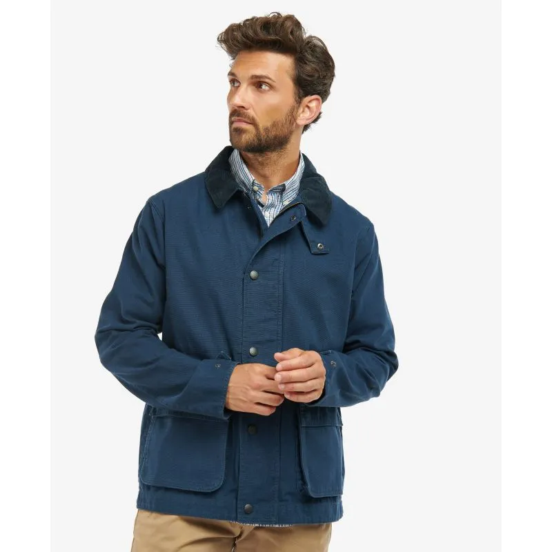 Barbour Aydon Casual Mens Jacket - Navy/River Birch Tartan