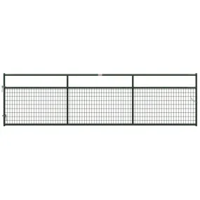 Behlen Country 40132162 Wire-Filled Gate, 192 in W Gate, 50 in H Gate, 6 ga Mesh Wire, 2 x 4 in Mesh, Green