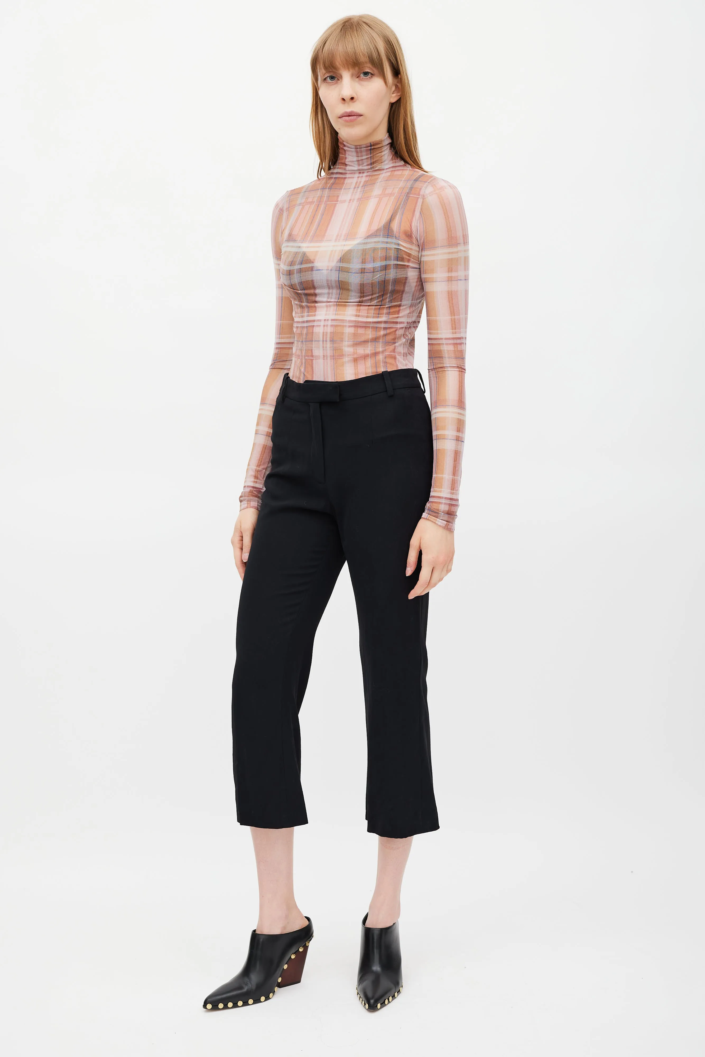 Black Cropped Trouser