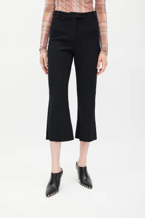 Black Cropped Trouser