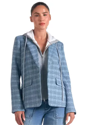 Blazer Blue Womens JKL8019