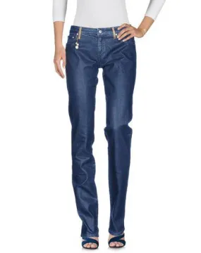 Blumarine Women Denim trousers Blue 10 UK