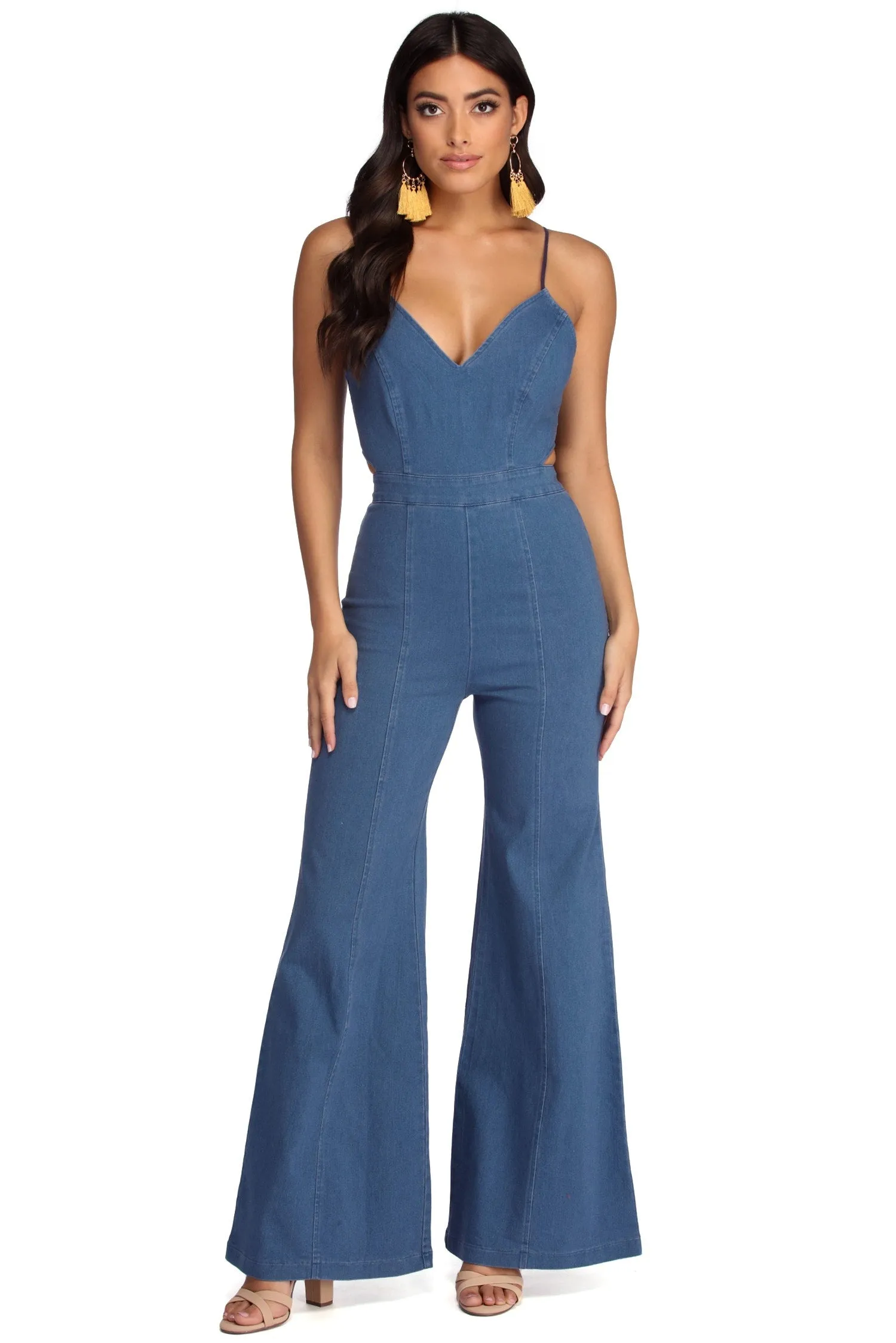 Boho Babe Jean Jumpsuit