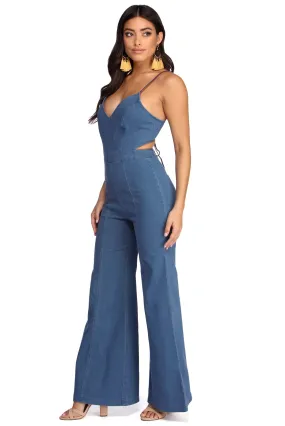 Boho Babe Jean Jumpsuit