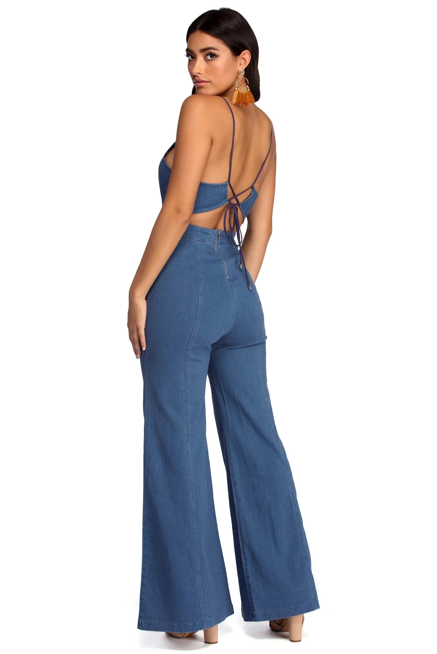 Boho Babe Jean Jumpsuit