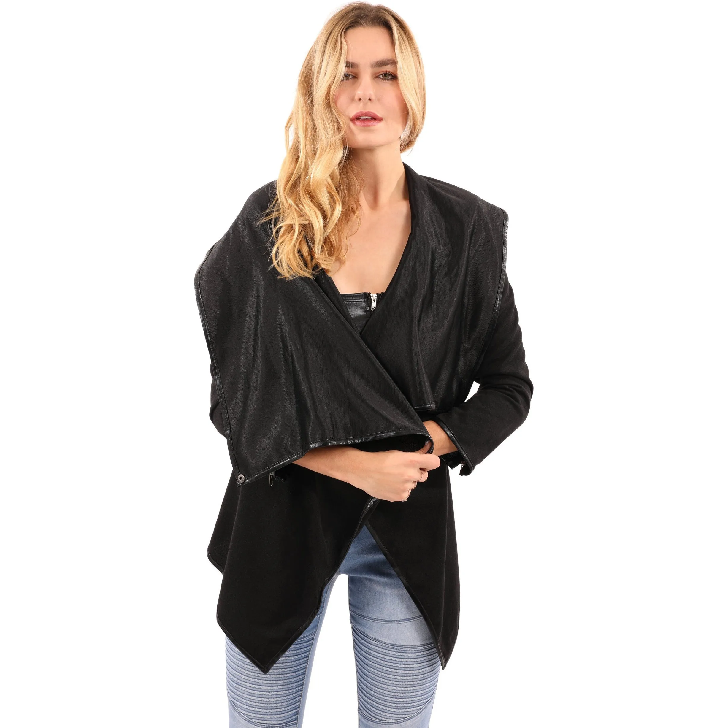 Bowmont Drape Collar Jacket