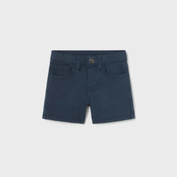 BOYS NAVY BLUE TWILL SHORT