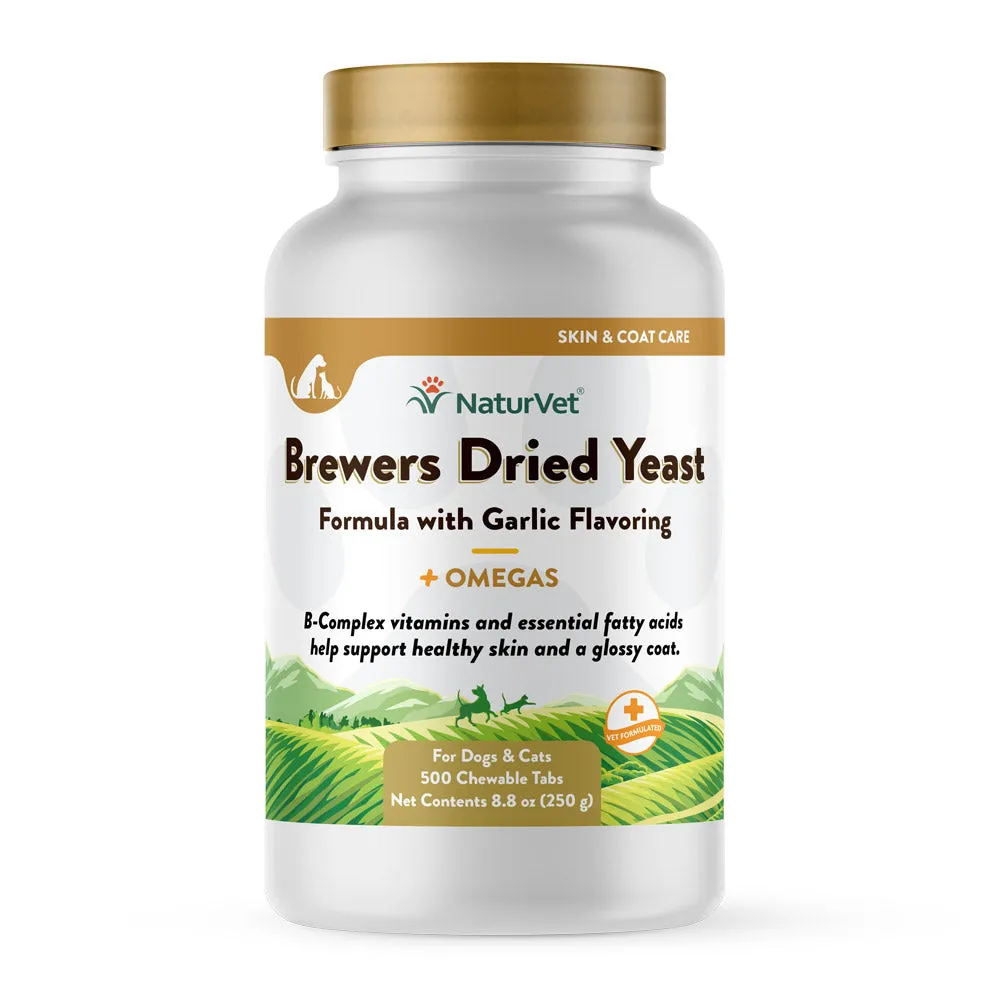 Brewers Dried Yeast Formula with Garlic Flavoring Chewable Tablets