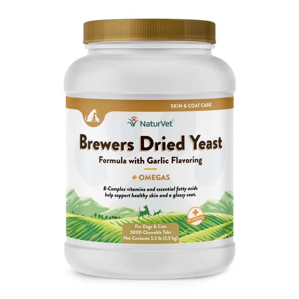 Brewers Dried Yeast Formula with Garlic Flavoring Chewable Tablets