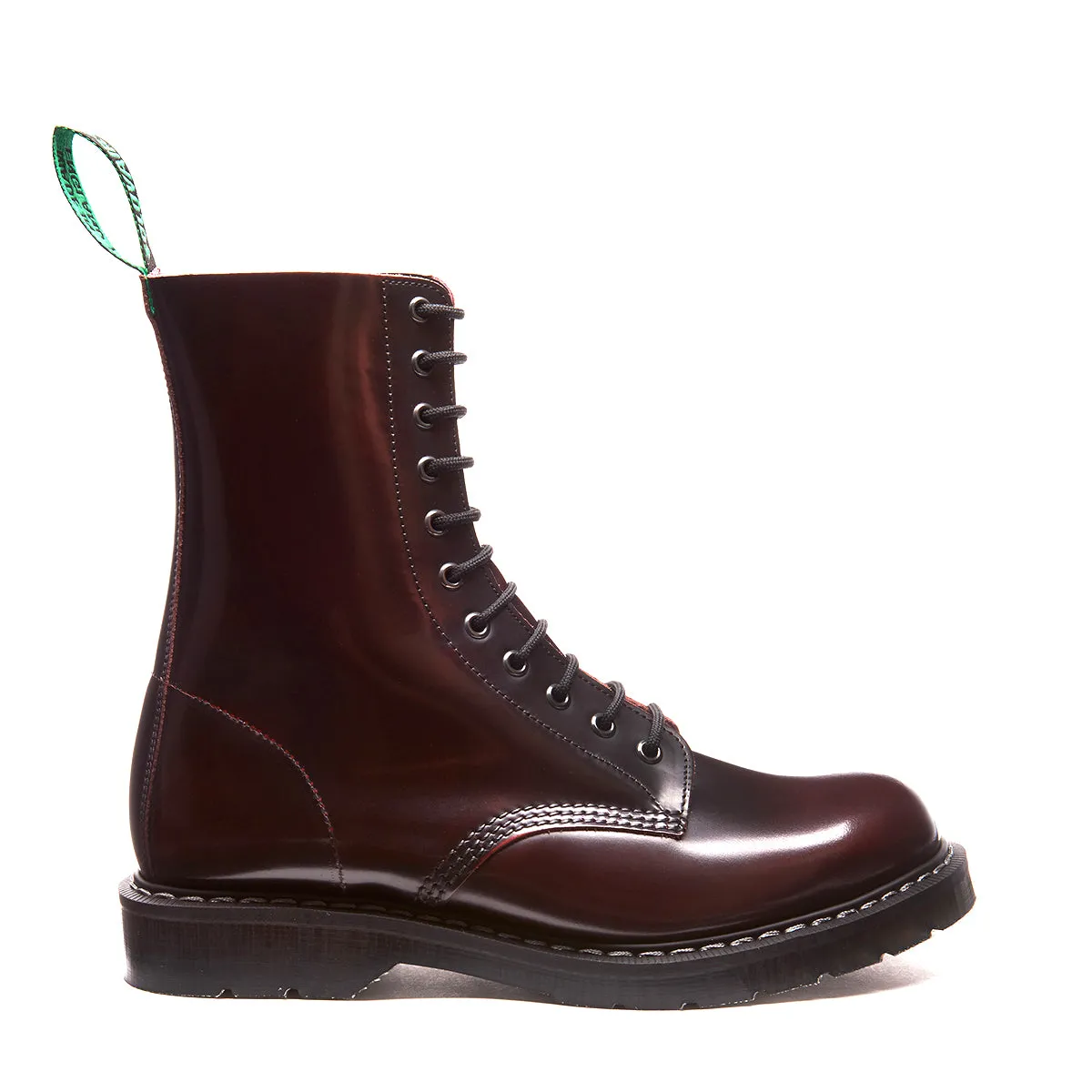 Burgundy Rub-Off 11 Eye Derby Boot