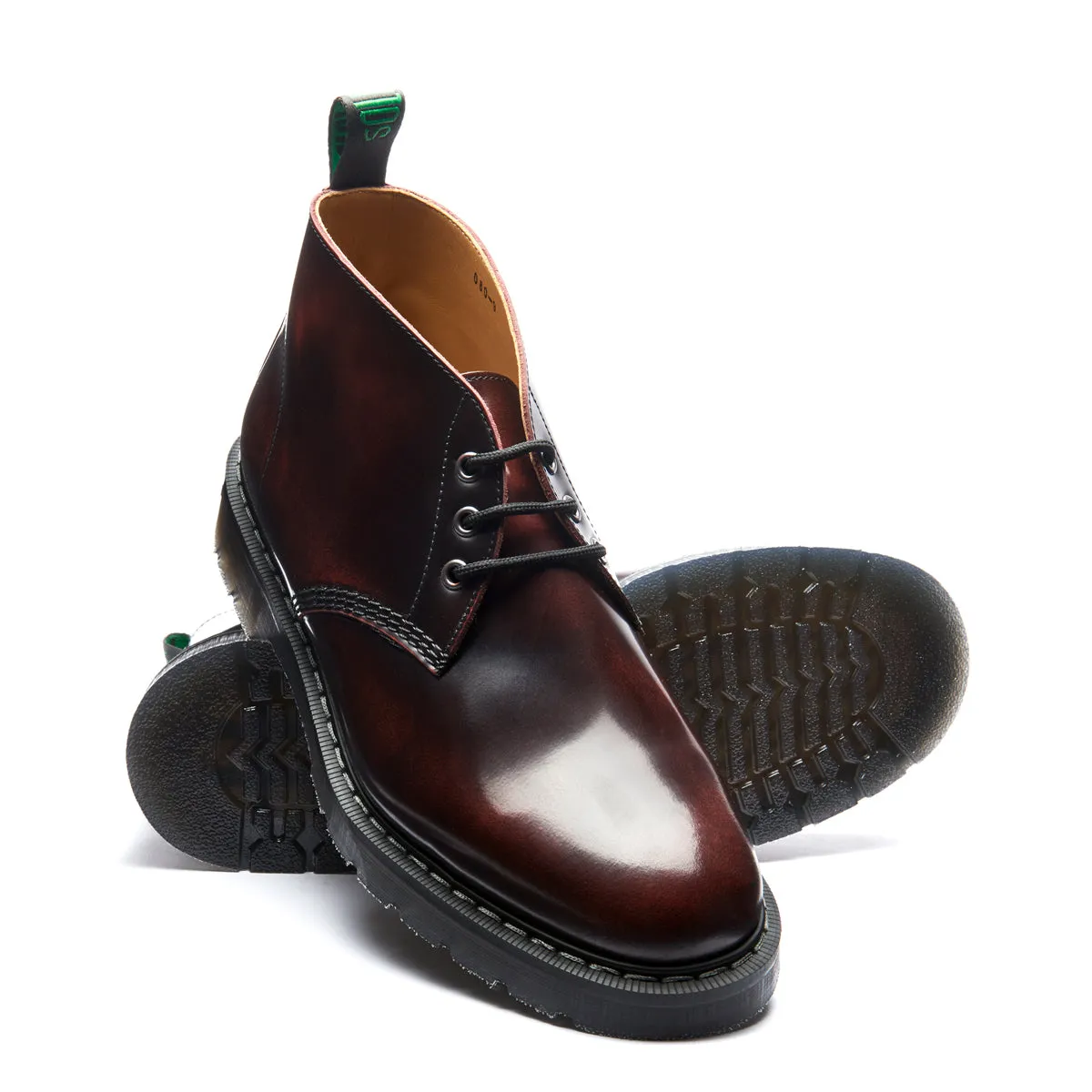 Burgundy Rub-Off 3 Eye Chukka Boot