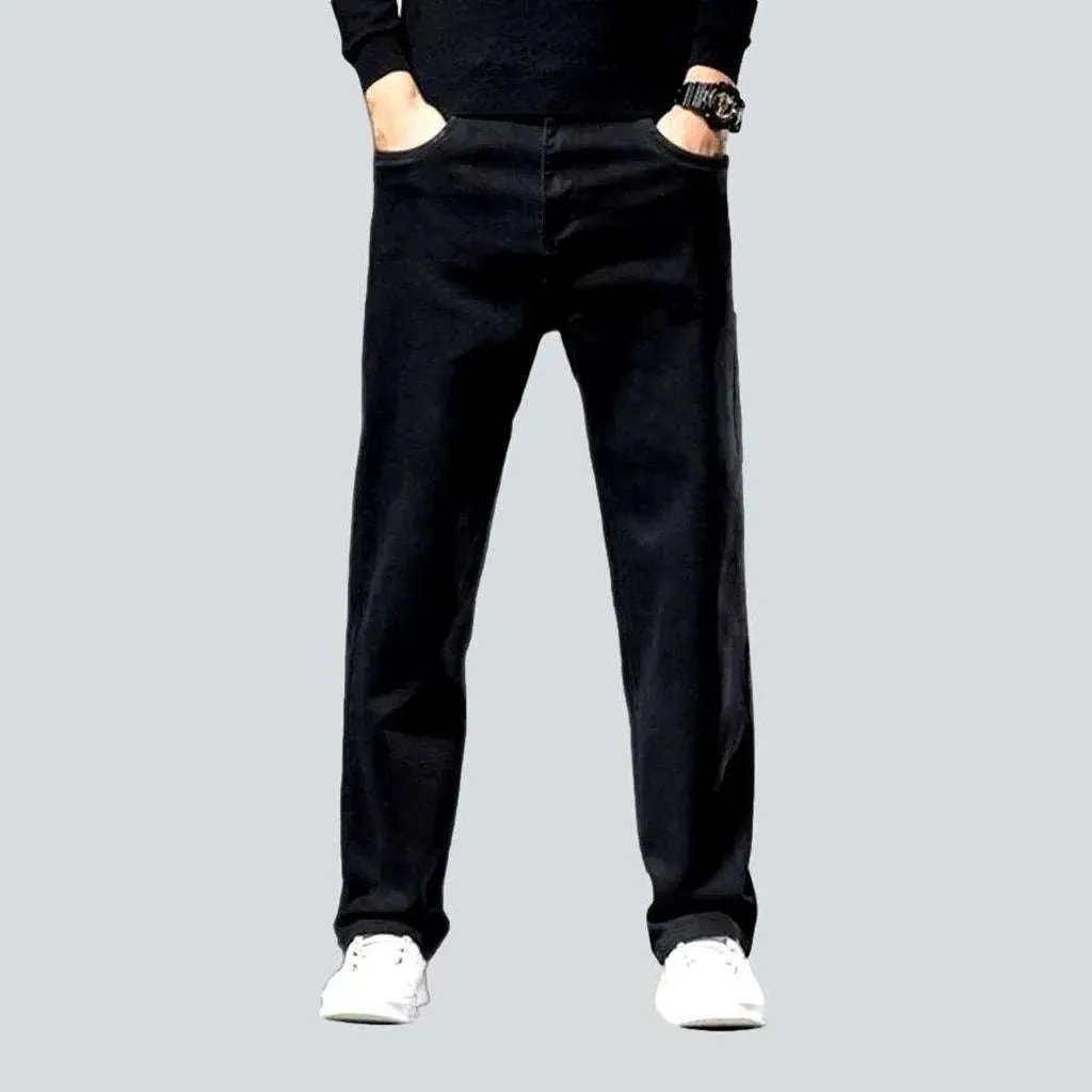 Business casual stretch men's jeans