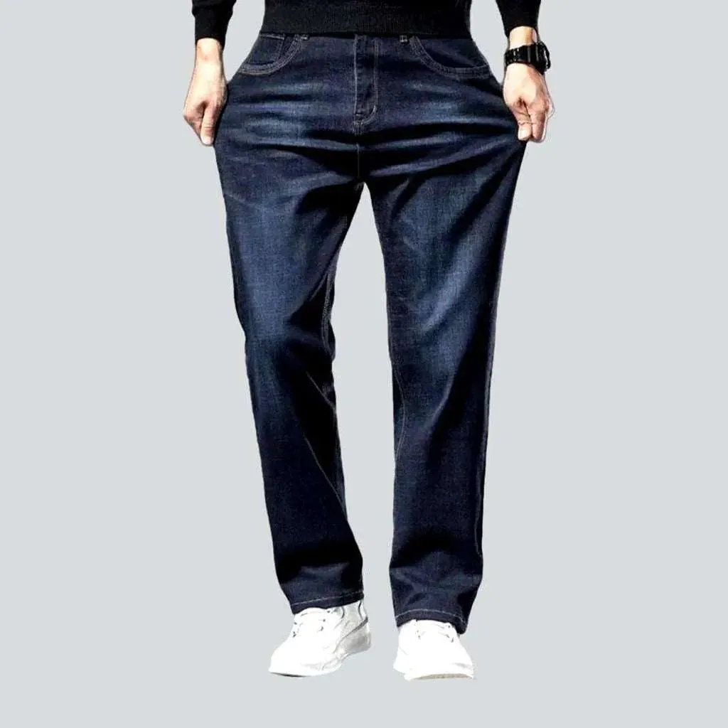 Business casual stretch men's jeans