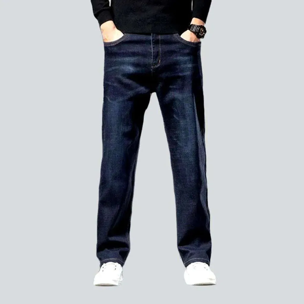 Business casual stretch men's jeans