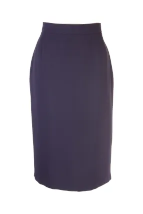 Busy Clothing Womens Dark Purple Pin Dot Pencil Skirt