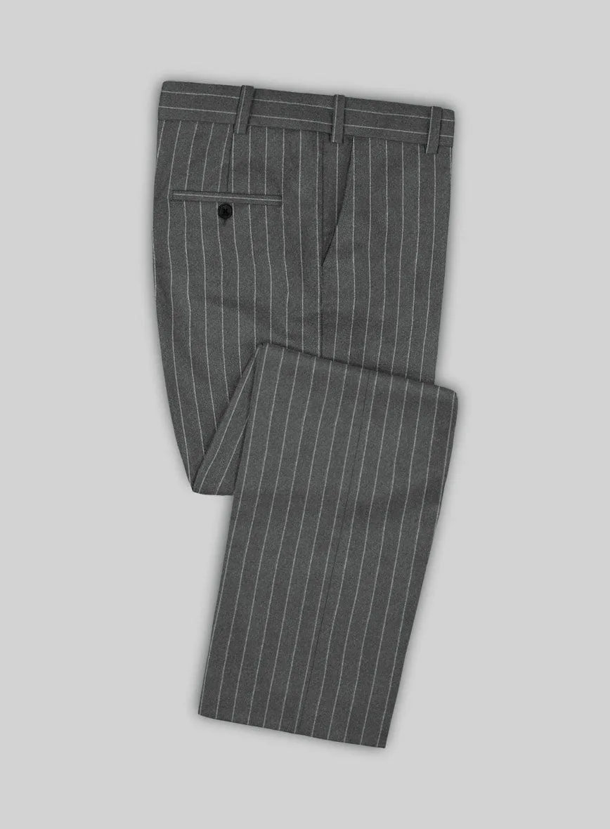 Caccioppoli Imeco Gray Wool Pants