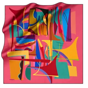 Cacharel Graffiti Silk Twill Scarf No 91