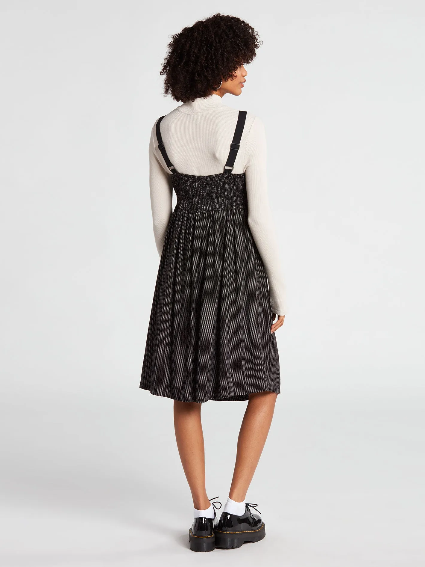 Call In Slick Midi Dress - Dot