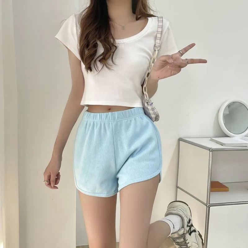 Casual Slimming Love Heart Shorts