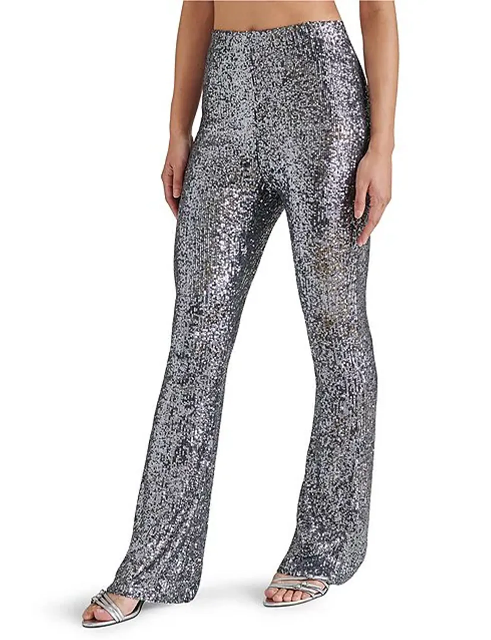 Citrine Sequin Pant, Silver Grey