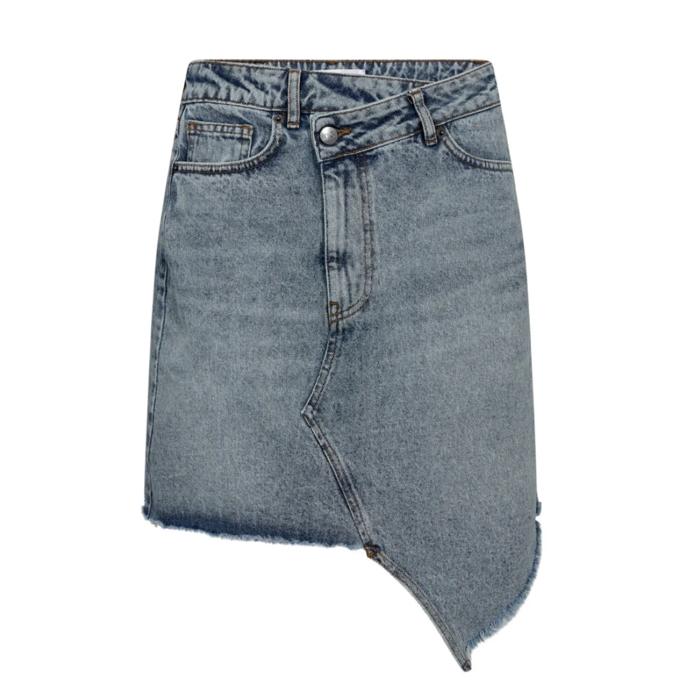 Co Couture Darin Asim Denim Skirt