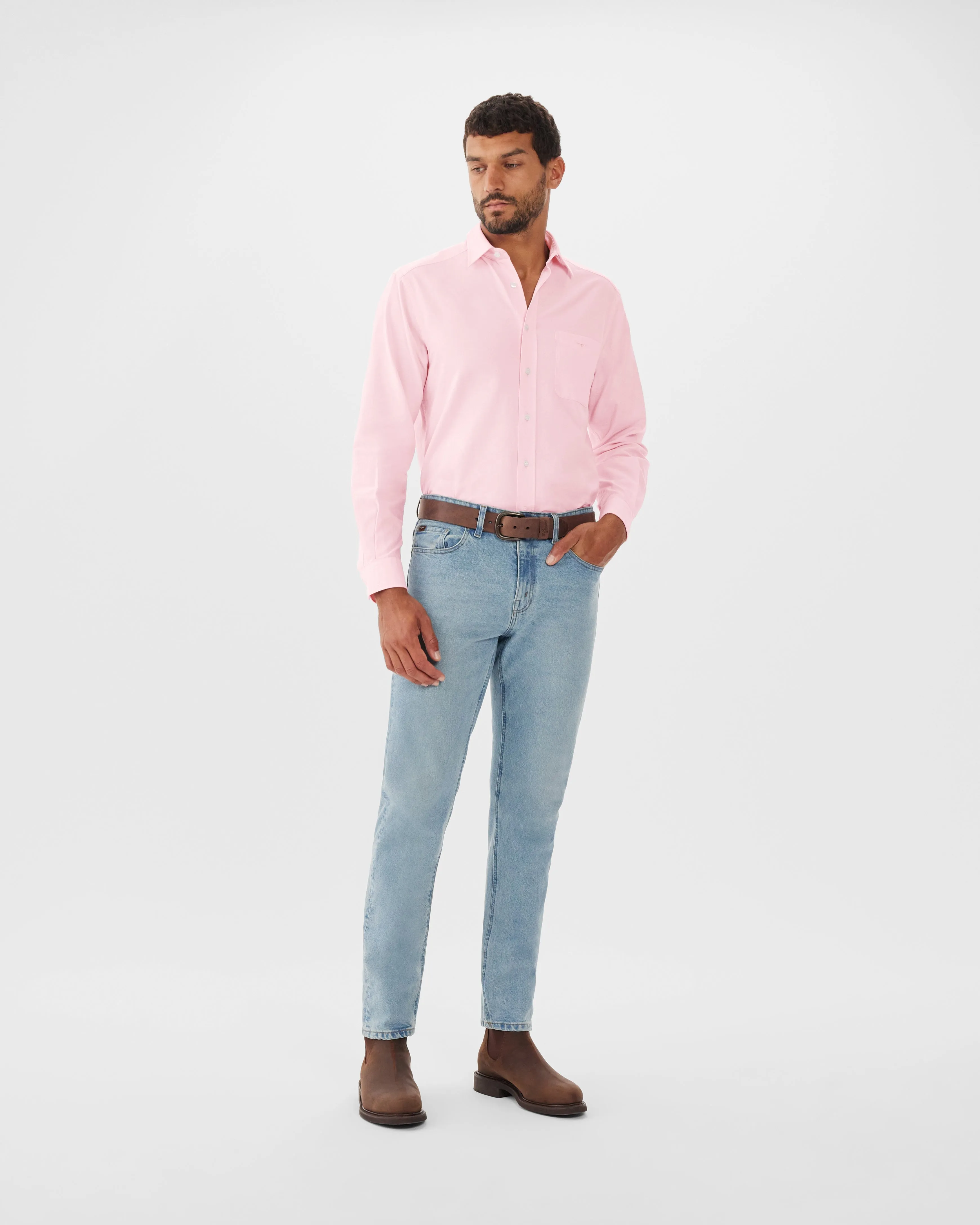 Collins Shirt - Oxford - Pink