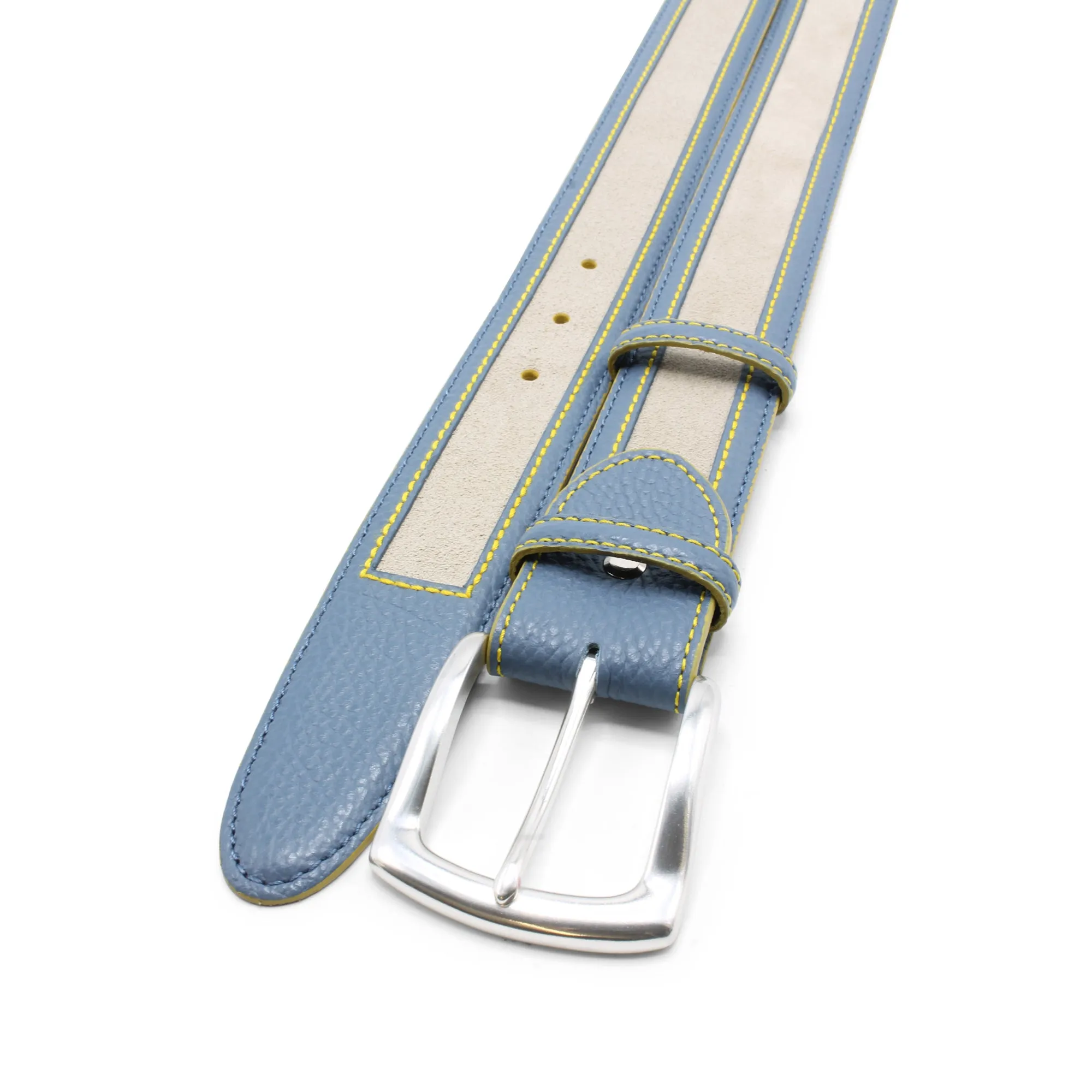 Coltrane Sport Pale Blue/Stone/Yellow Mix Belt