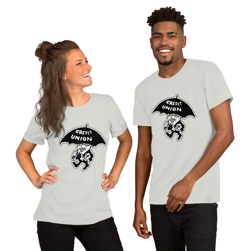 Credit Union Umbrella Man T-Shirt