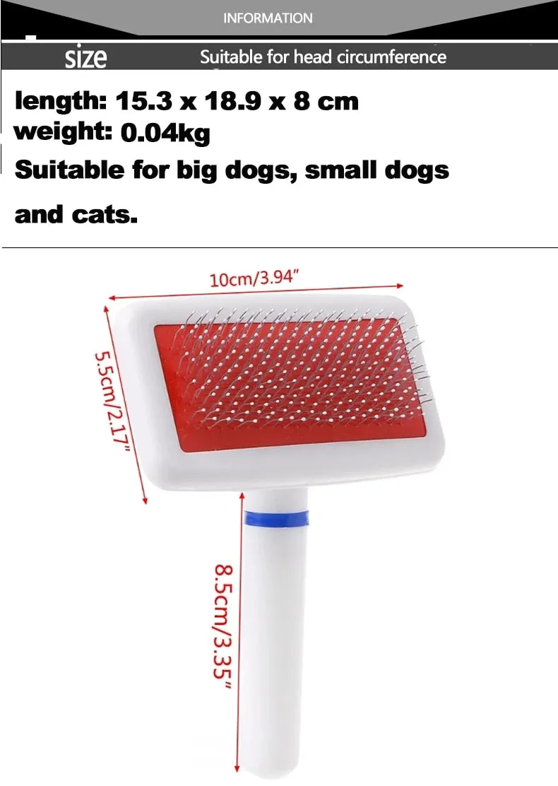 Cushioned Pin Brush Slicker