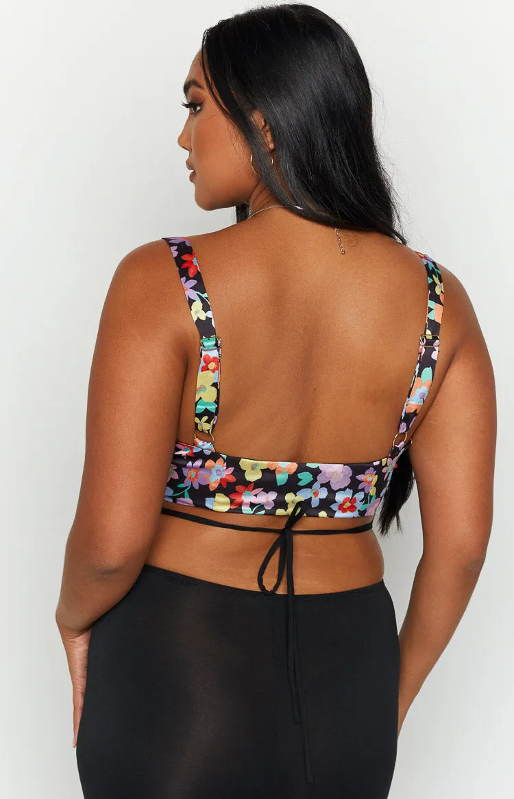 Davina Floral Corset Top